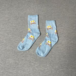 Kohl’s Men’s Bacon and Eggs Graphic Crew Socks